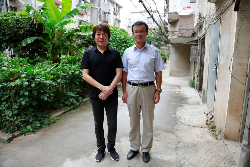 荃芬董事長(zhǎng)和本間先生合影 荃芬董事長(zhǎng)和本間先生合影