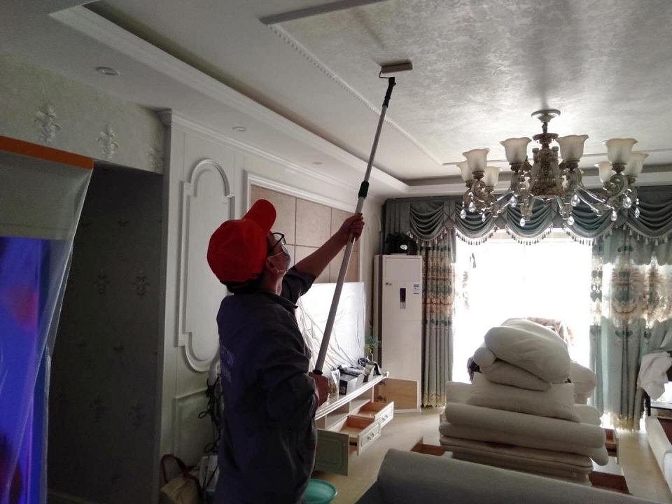 客廳頂面滾筒全方位施工治理 客廳頂面滾筒全方位施工治理