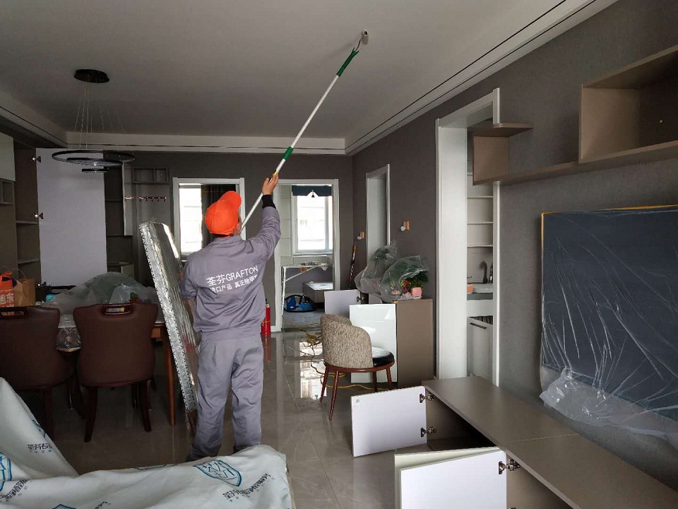 客餐廳頂面滾筒全方位施工 客餐廳頂面滾筒全方位施工