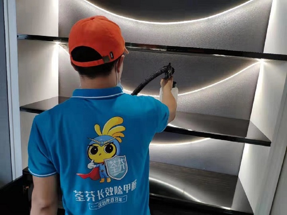 辦公室展示柜噴涂治理甲醛 辦公室展示柜噴涂治理甲醛