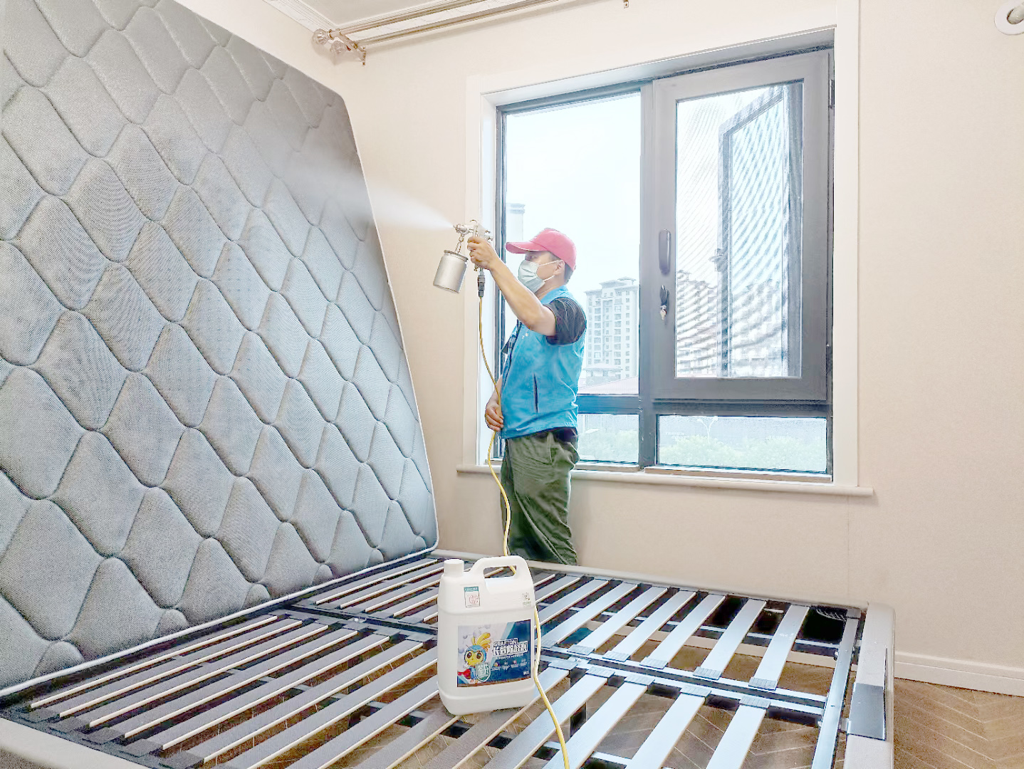 臥室床墊床架噴槍施工治理 臥室床墊床架噴槍施工治理