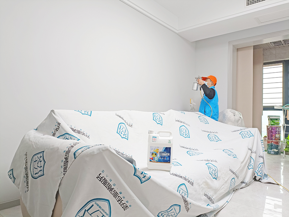 客廳乳膠漆墻面噴涂治理甲醛 客廳乳膠漆墻面噴涂治理甲醛