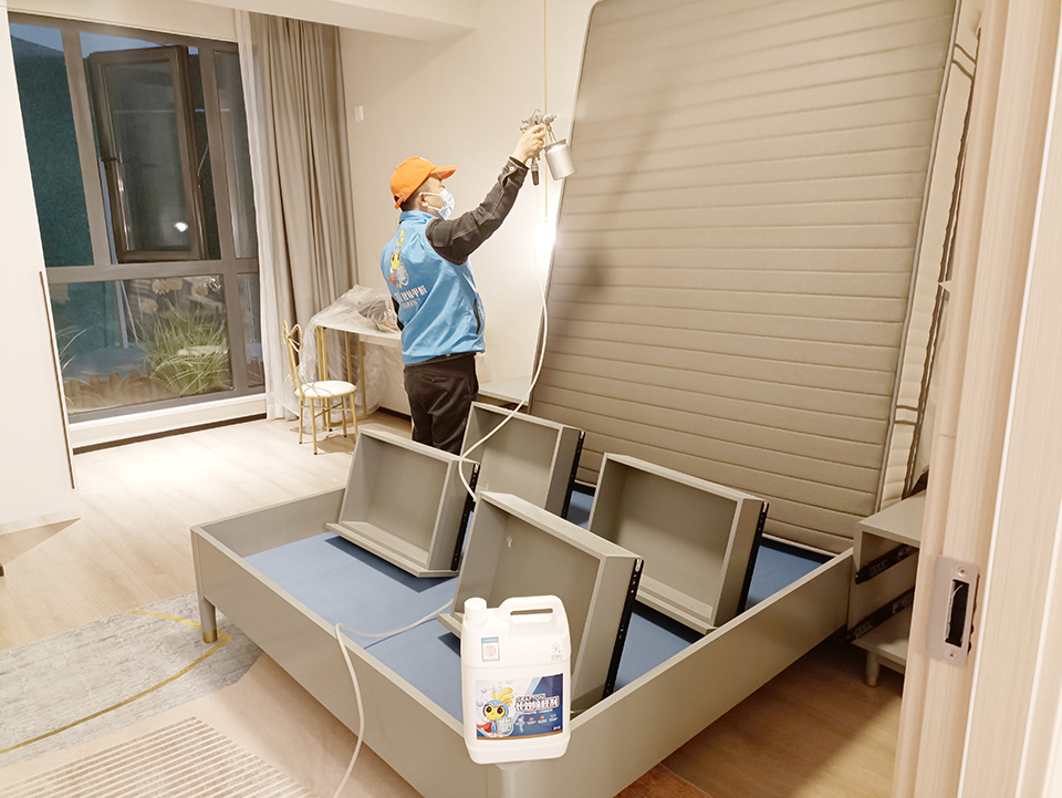 宿舍床墊噴涂治理甲醛 宿舍床墊噴涂治理甲醛