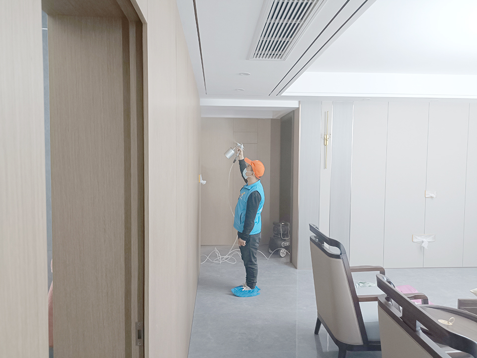 客餐廳墻面壁紙噴涂治理甲醛 客餐廳墻面壁紙噴涂治理甲醛